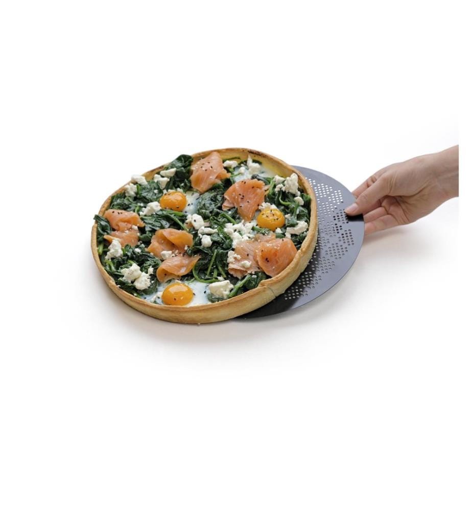 Kaiser moule à pizza 28 cm, noir