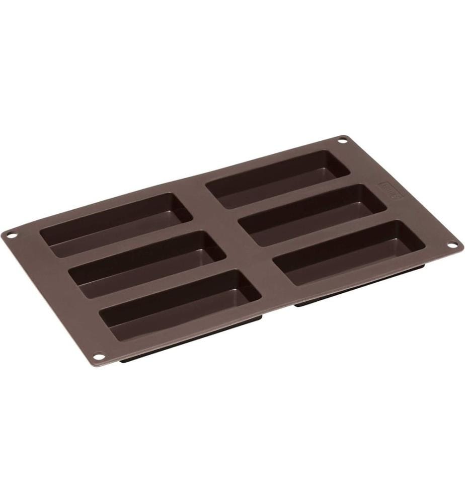 Lurch Backform Flexi für 6 Müsliriegel, Braun