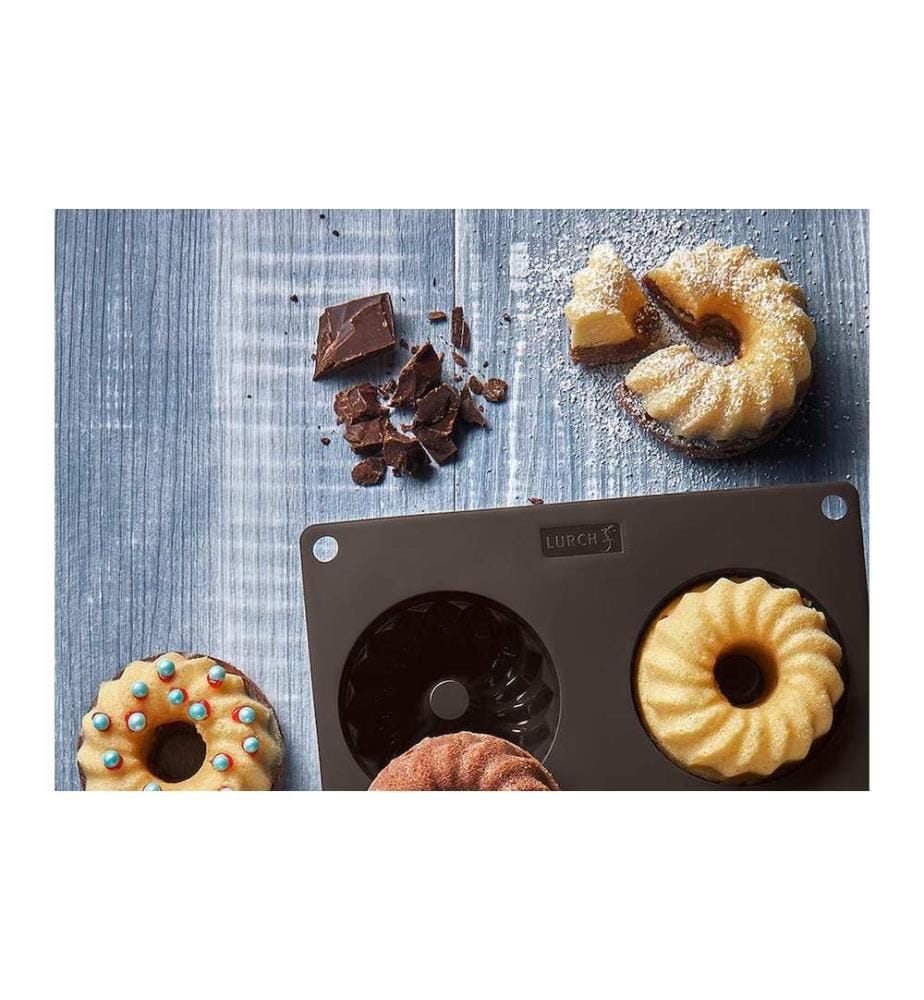 Lurch Moule à gâteau Flexi Kouglof Mini marron