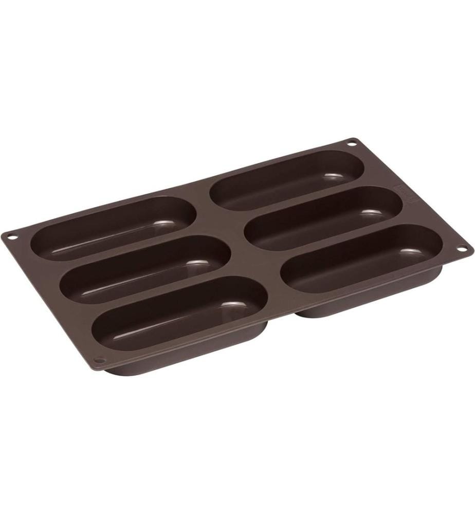 Lurch Backform Flexi für 6 Hot Dogs, Braun