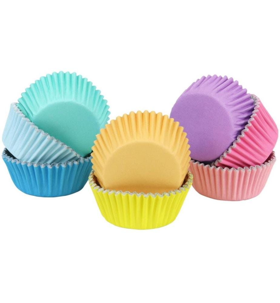 Set de moules à cupcakes PME Pastell 100 pièces