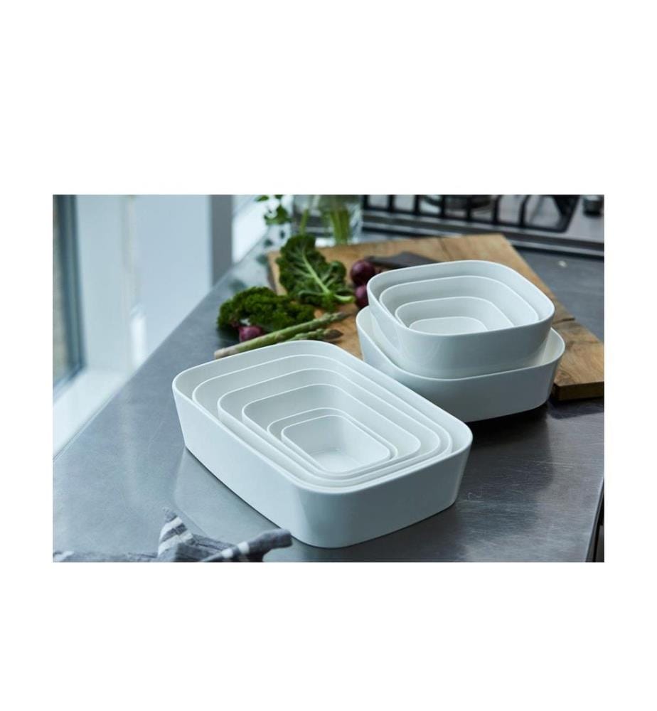 Rosti Plat à gratin Modula Carré, Blanc