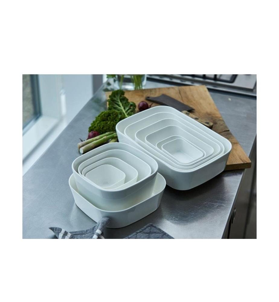 Rosti Plat à gratin Modula Carré, Blanc