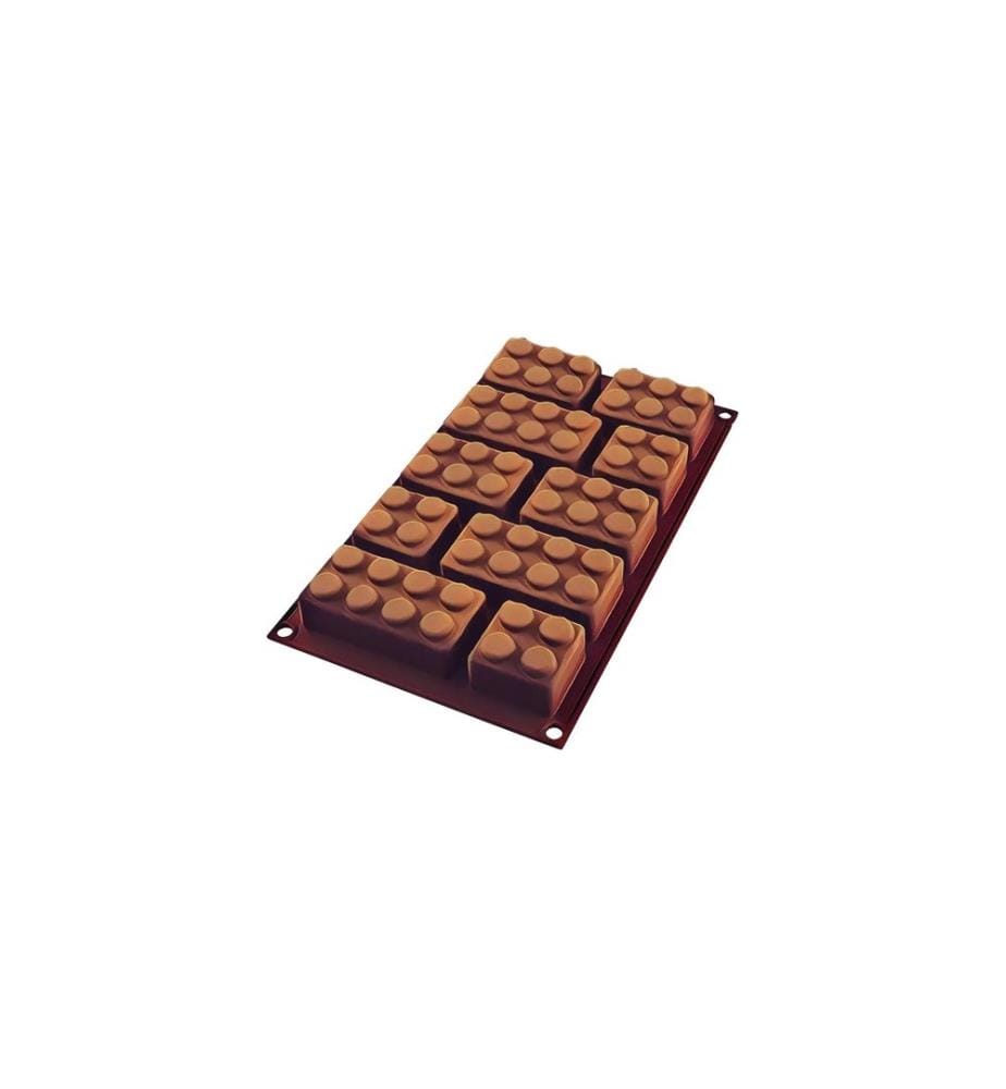 Silikomart Moule à chocolat Moule en silicone – Moule à chocolat blocs de construction
