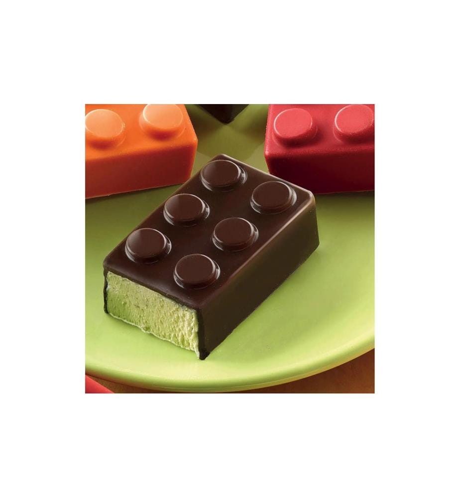 Silikomart Moule à chocolat Moule en silicone – Moule à chocolat blocs de construction