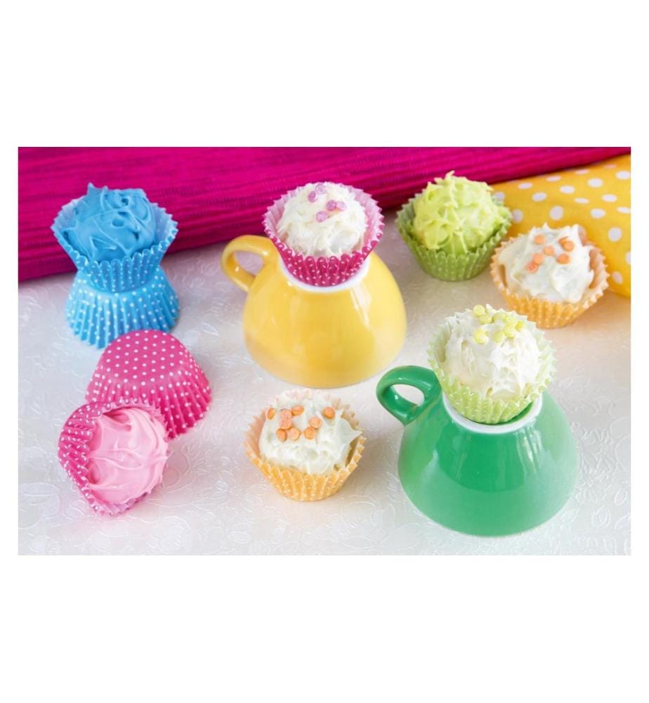 Städter Muffin Backform Retro Punkte 100 Stück