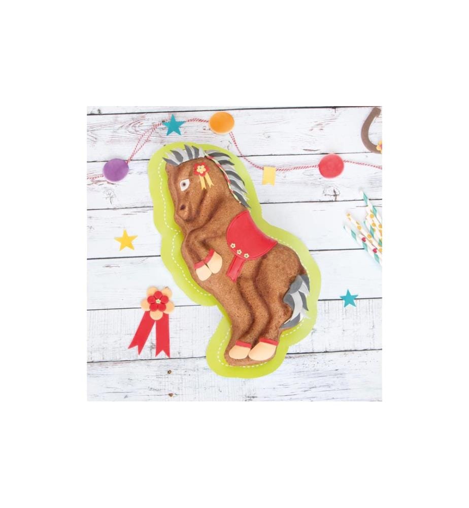 Städter Moule à gâteau Silverstar le cheval 18 x 33 x 6 cm