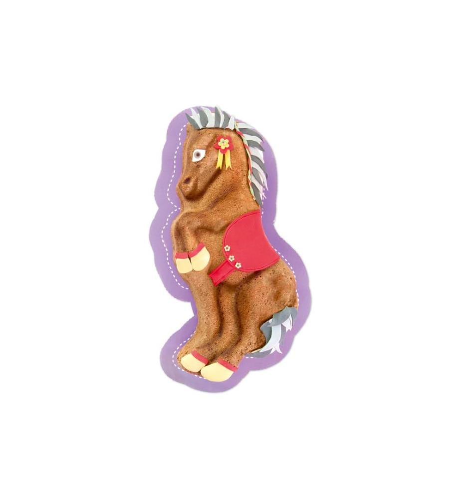 Städter Moule à gâteau Silverstar le cheval 18 x 33 x 6 cm