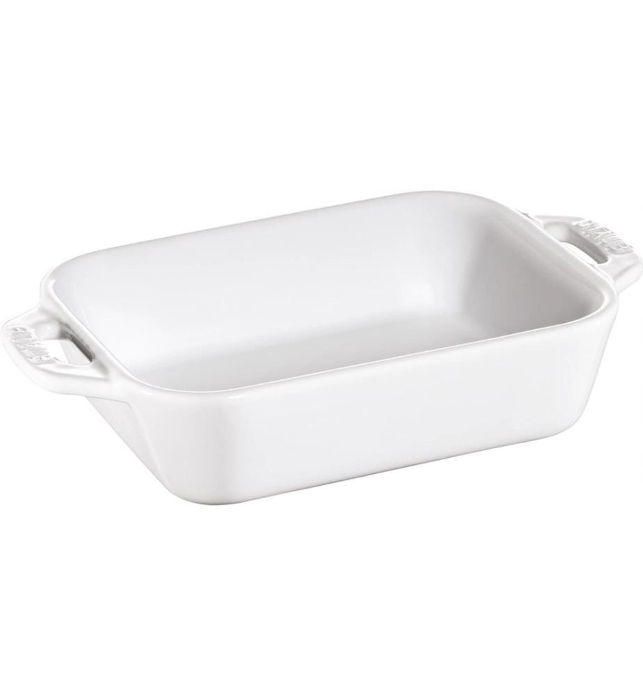 Plat à gratin Staub 34 x 24 cm, Blanc