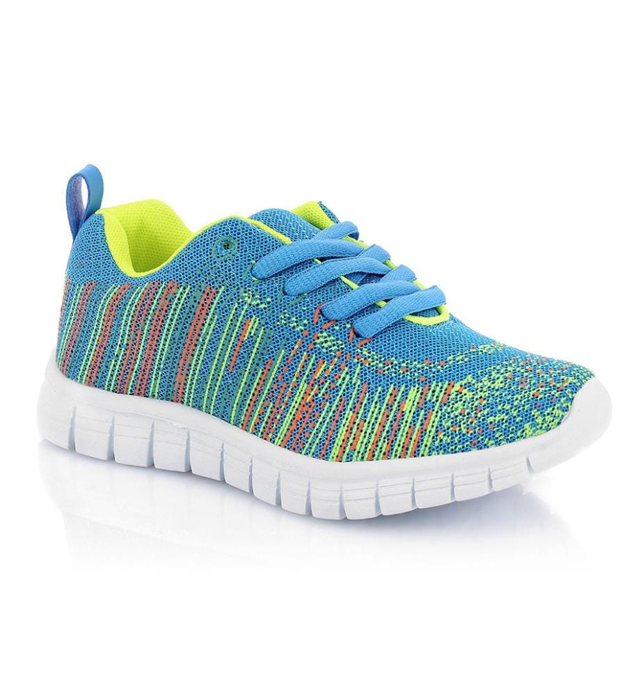 Sneakers Daisy - Blue and Turquoise