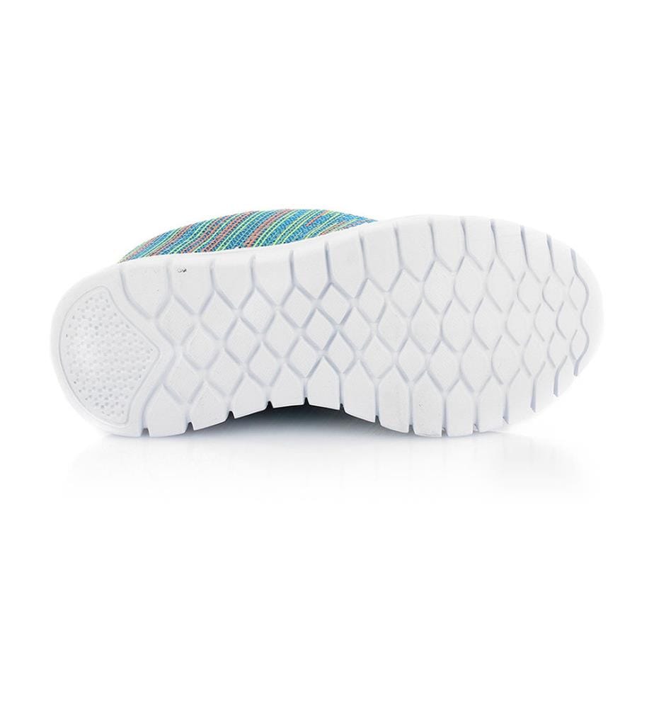 Sneakers Daisy - Blue and Turquoise