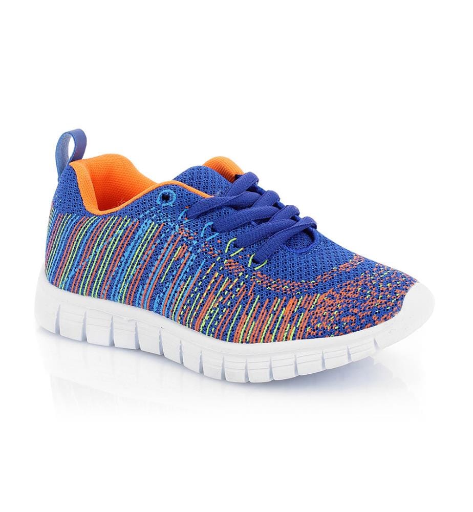 Sneakers Daisy - Blau und Orange