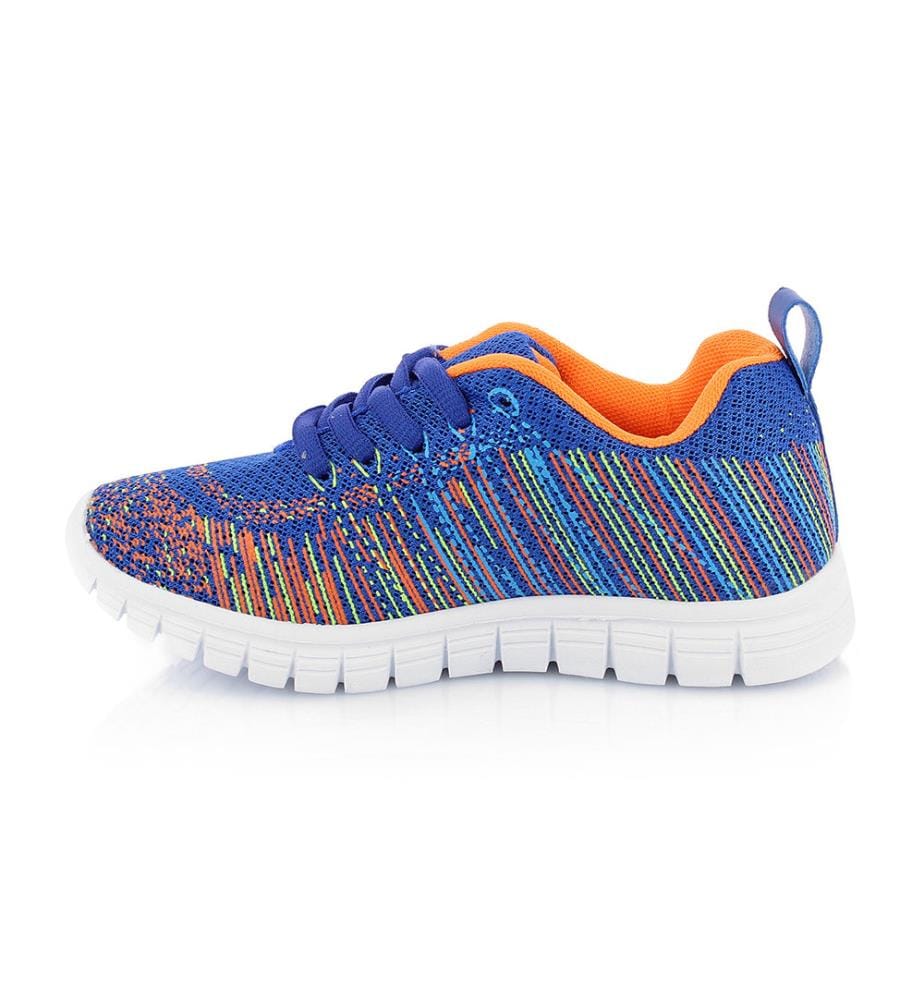 Sneakers Daisy - Blau und Orange