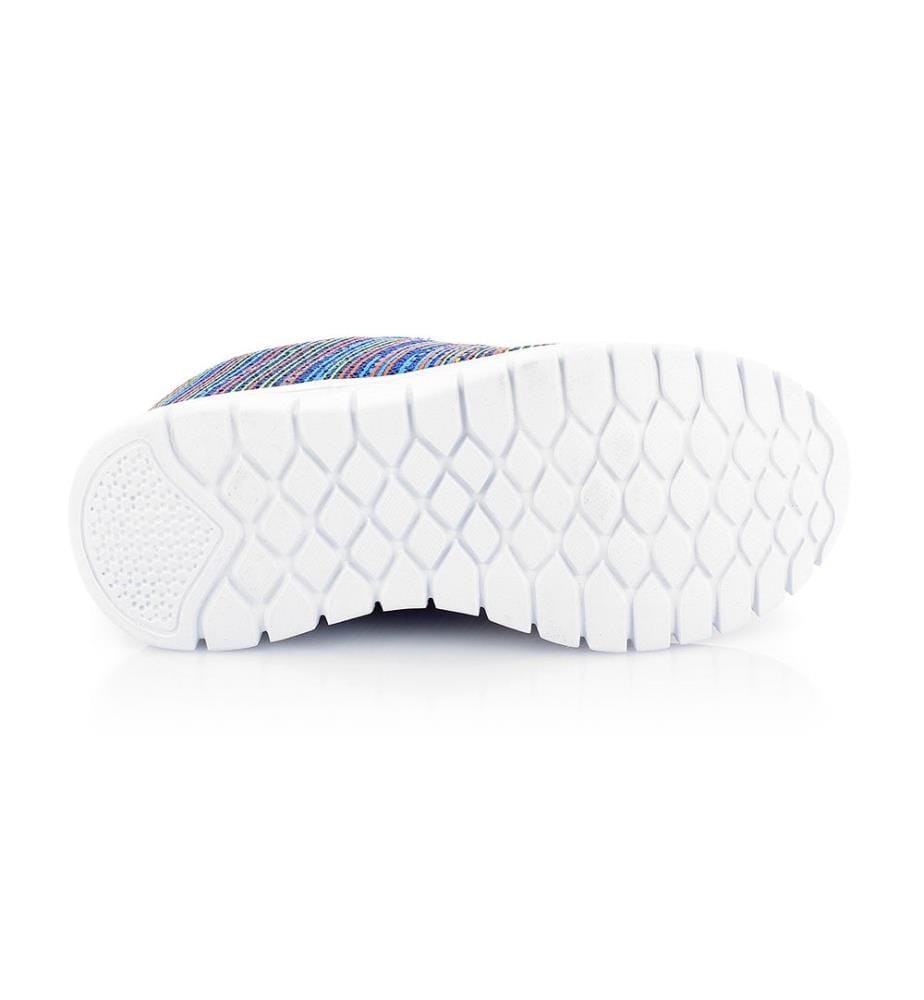Sneakers Daisy - Blau und Orange