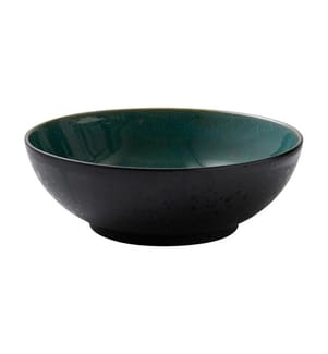 Salatschüssel 30 cm, Dunkelgrün/Schwarz