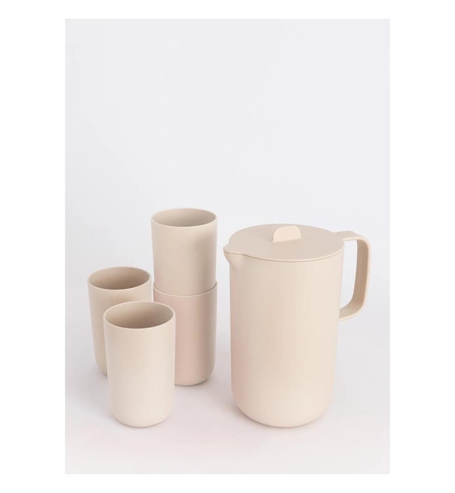 Set Krug Und Tassen - 5tlg. - Sand