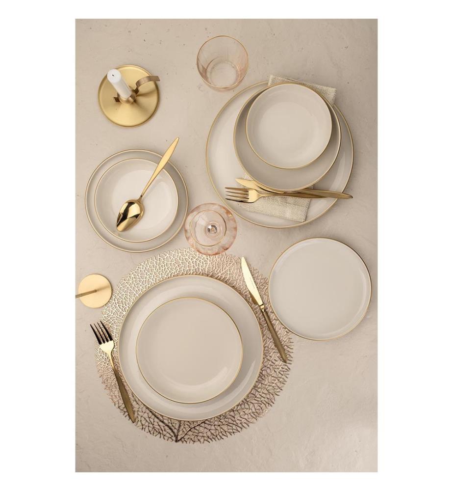 Service de Table 8 Pièces - Crème