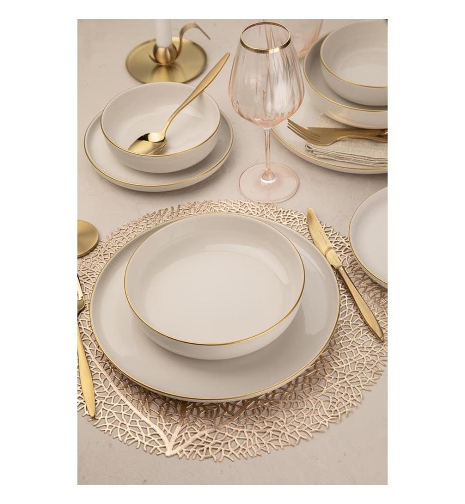 Service de Table 8 Pièces - Crème