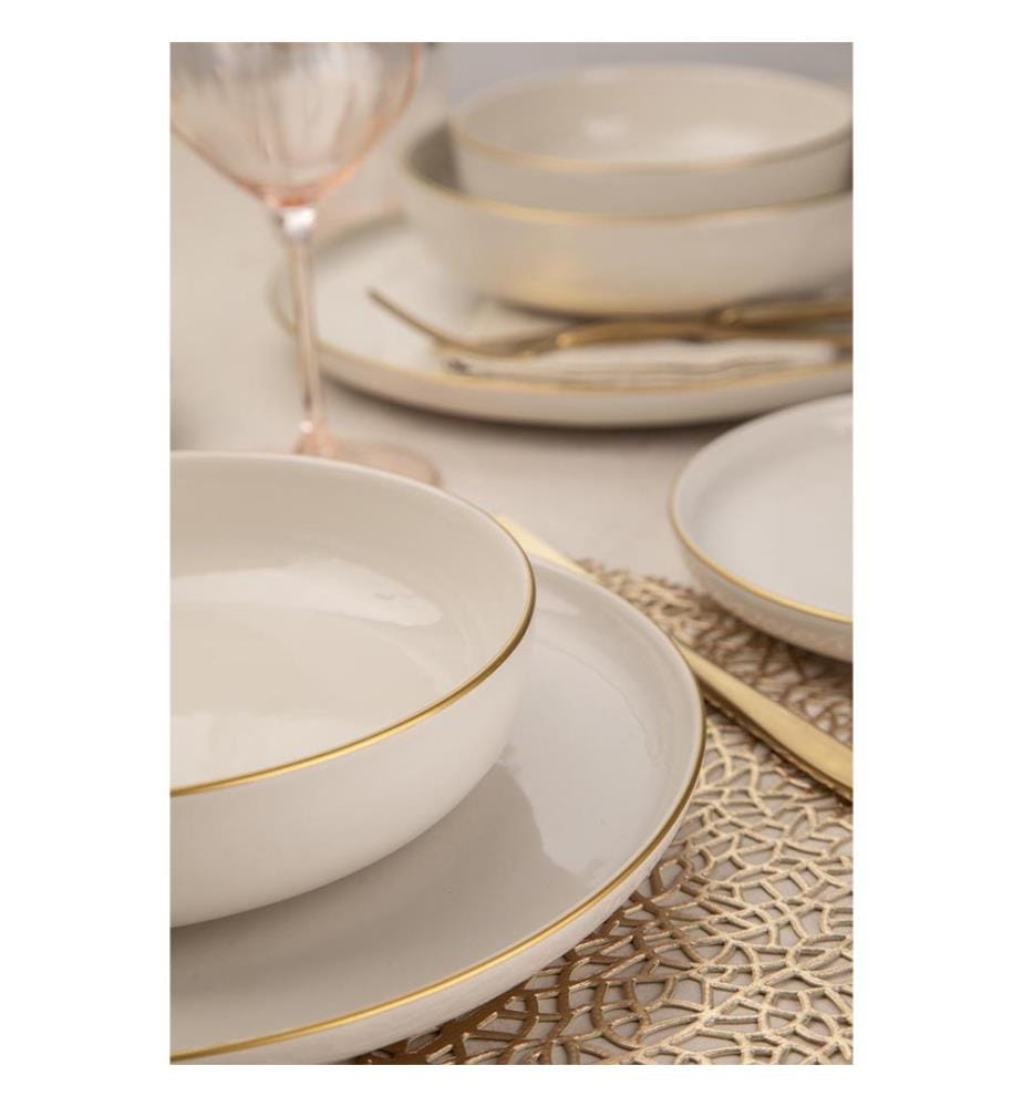 Service de Table 8 Pièces - Crème