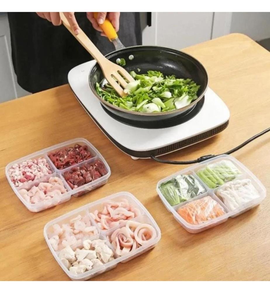 Aufbewahrungsboxen-Set 6-teilig - Transparent