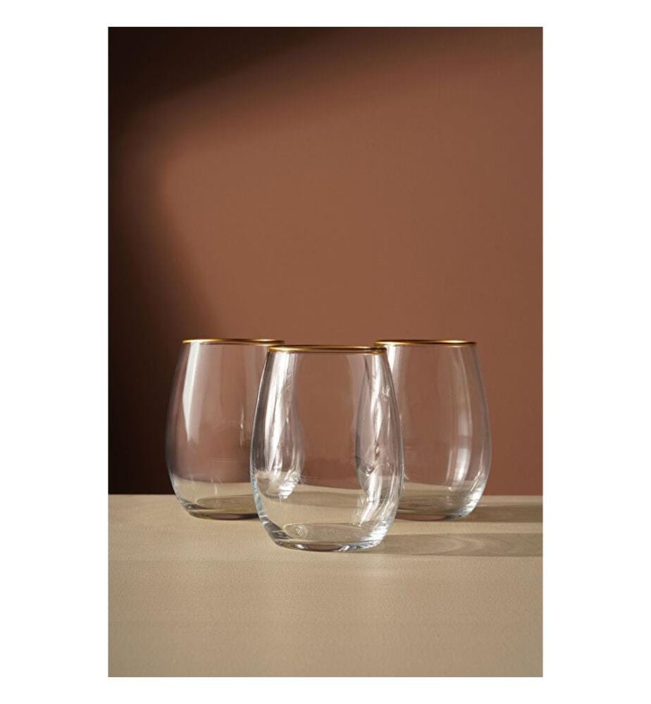 Lot de 6 verres - Or
