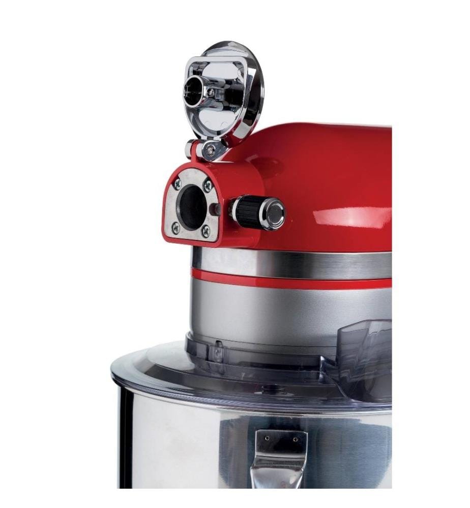 Küchenmaschine - Moderna - Rot 11 Stufen, 5L (1,4Kg Teig), 65dB, 1600W