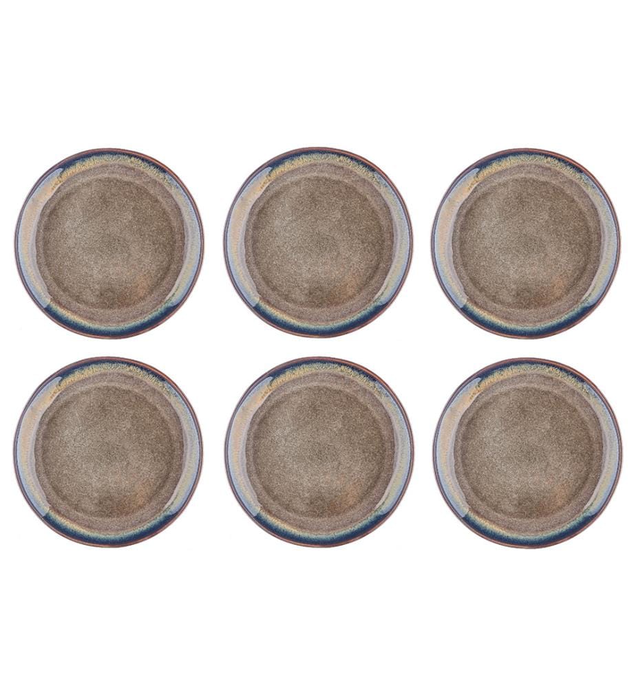 Assiette GENESIS Ø27cm - 6 Pièces - Basalte