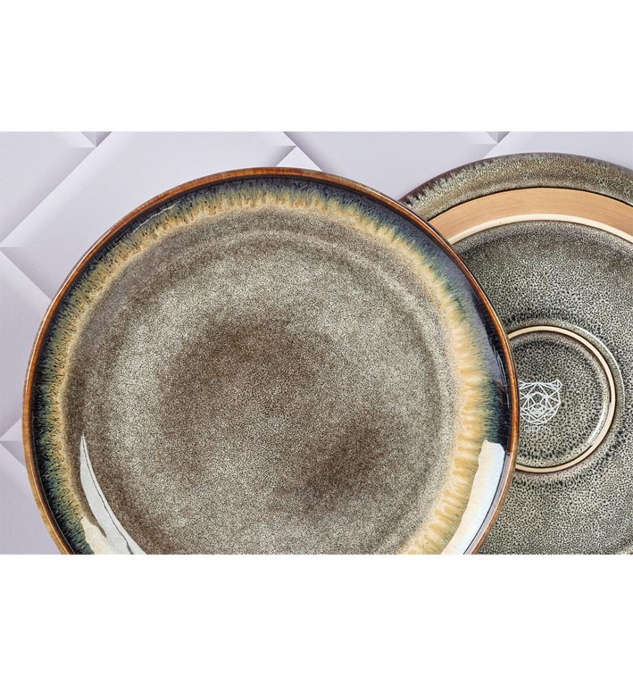 Assiette GENESIS Ø27cm - 6 Pièces - Basalte
