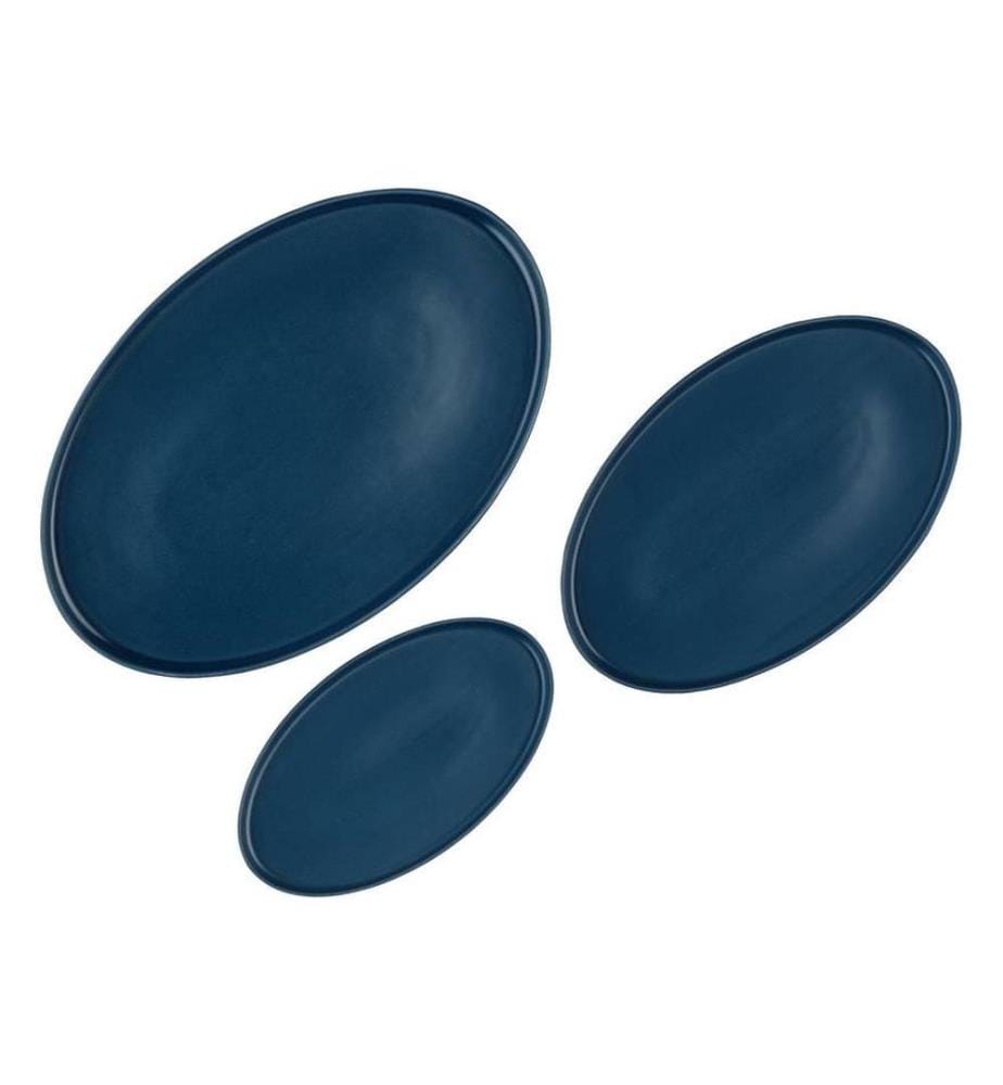 Servierplatten Scandi - 3 Teile - Marineblau