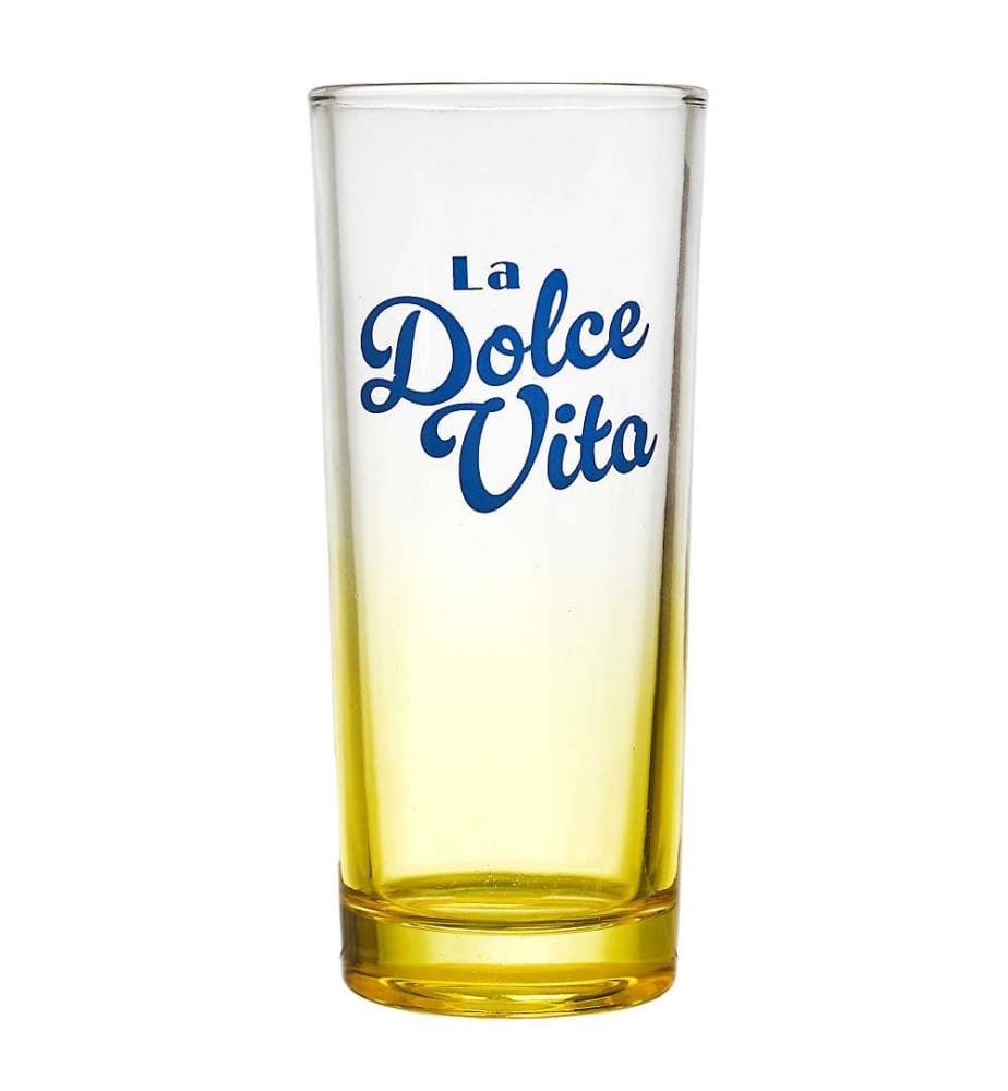 Set aus 3 Dolce Vita Gläsern 22 cl - 3 Farben