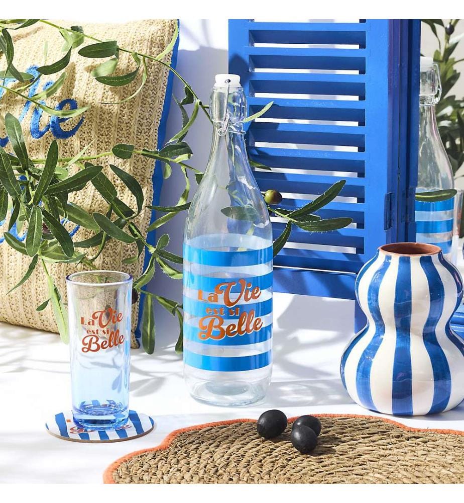 Set aus 3 Dolce Vita Gläsern 22 cl - 3 Farben
