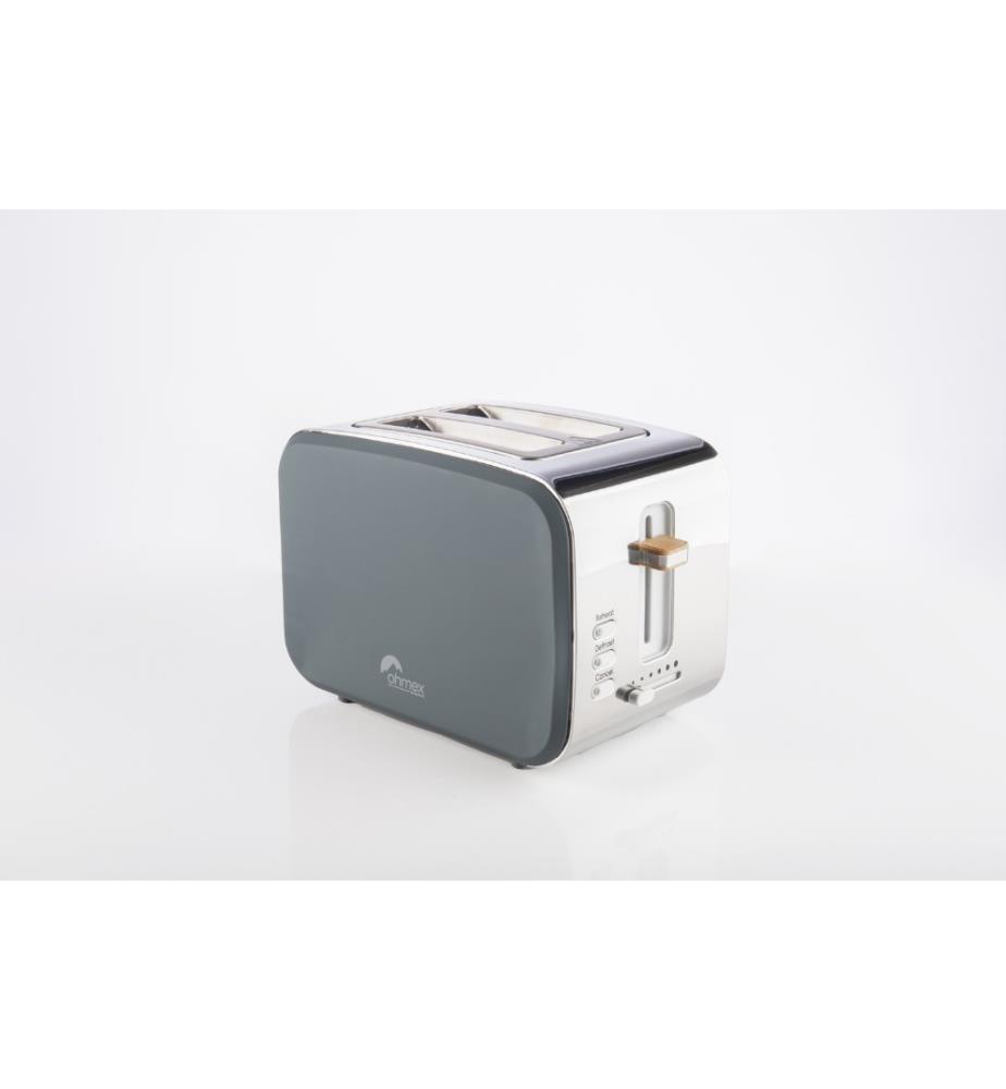 2-Scheiben-Toaster, Silber - 750-900 W