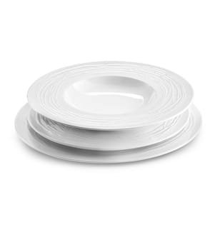 Set aus 18 Porzellan-Serviertellern