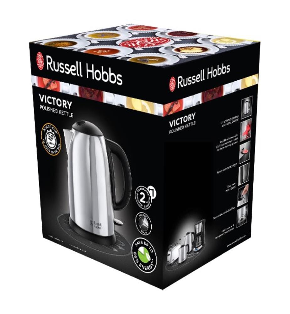 Victory Wasserkocher, 1,7L, 2400W - Silber