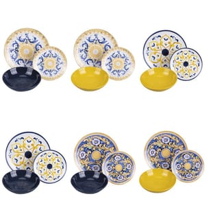 Sicilia Tafelservice 18-teilig - Multicolor