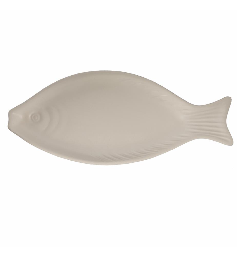 Assiette poisson Kos ovale - Ø 24 cm / Blanc