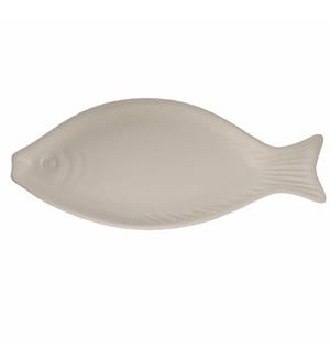 Assiette poisson Kos ovale - Ø 24 cm / Blanc