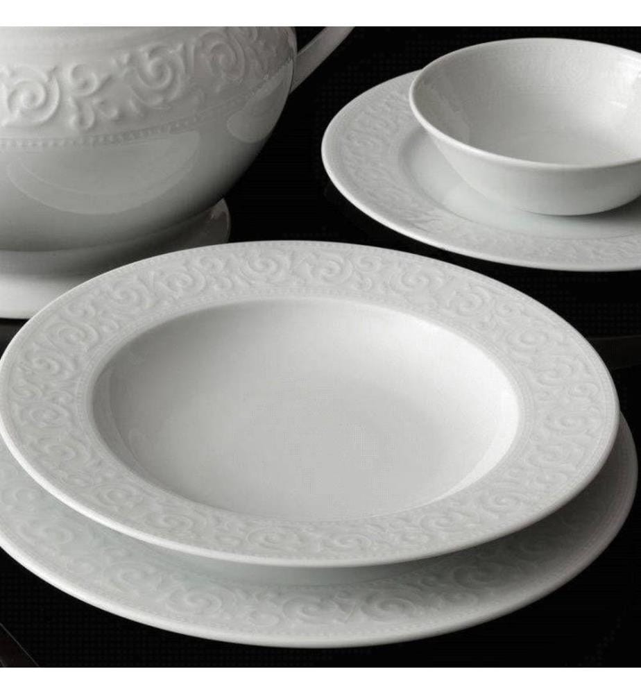 24-Piece Dinnerware Set - White