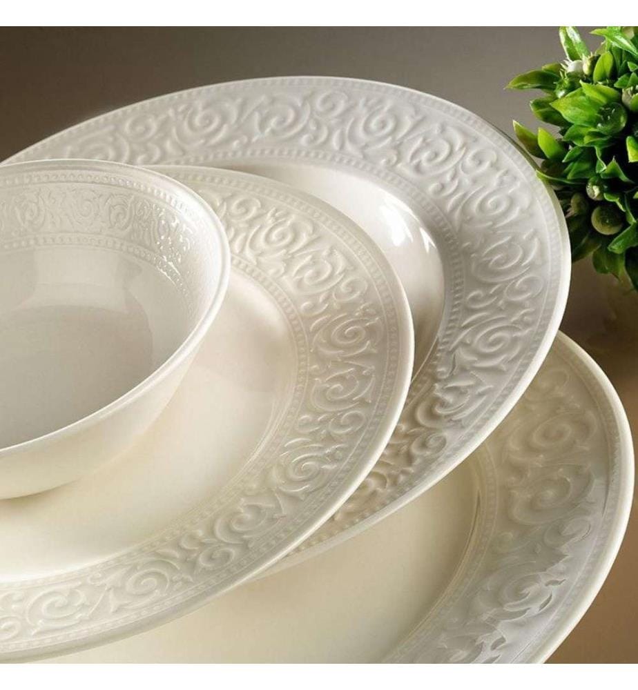 24-Piece Dinnerware Set - White