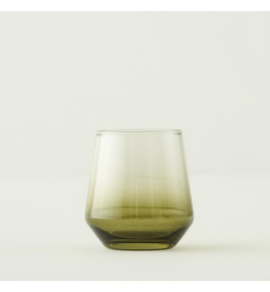 Lot de 6 verres à eau 115 ml - Vert