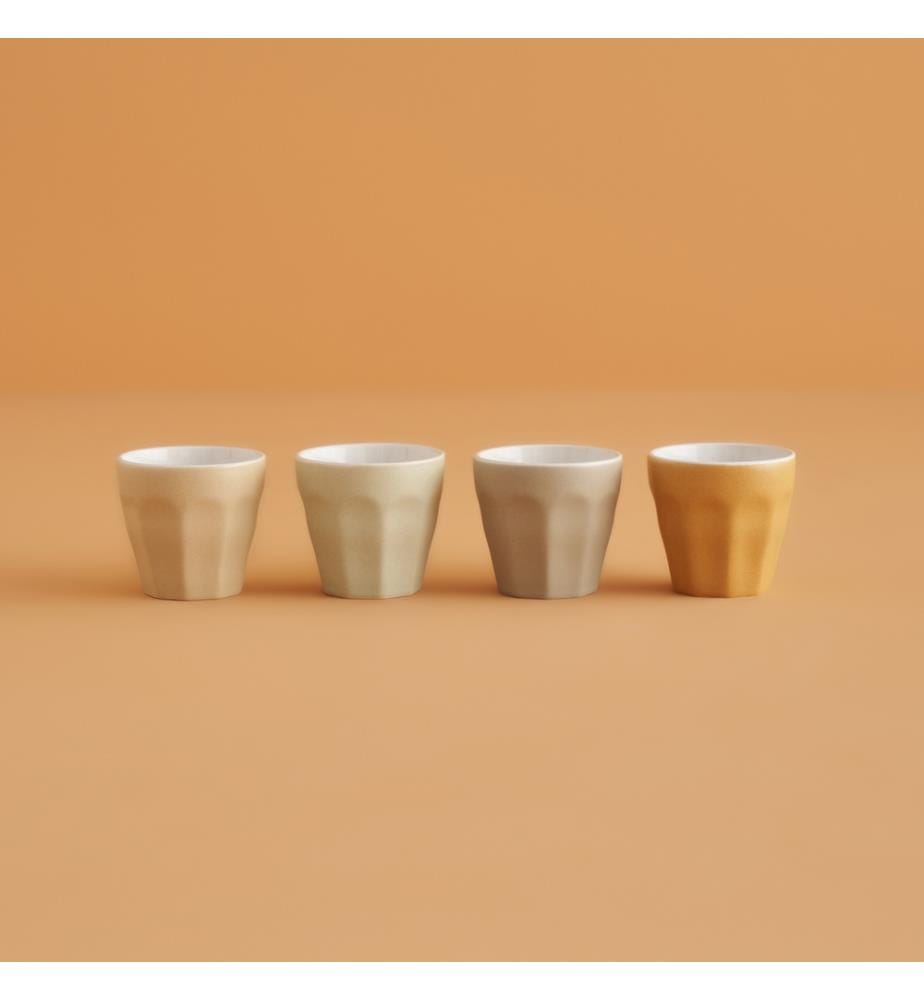 4er-Set Sipz-Kaffeetassen, 90 ml – mehrfarbig