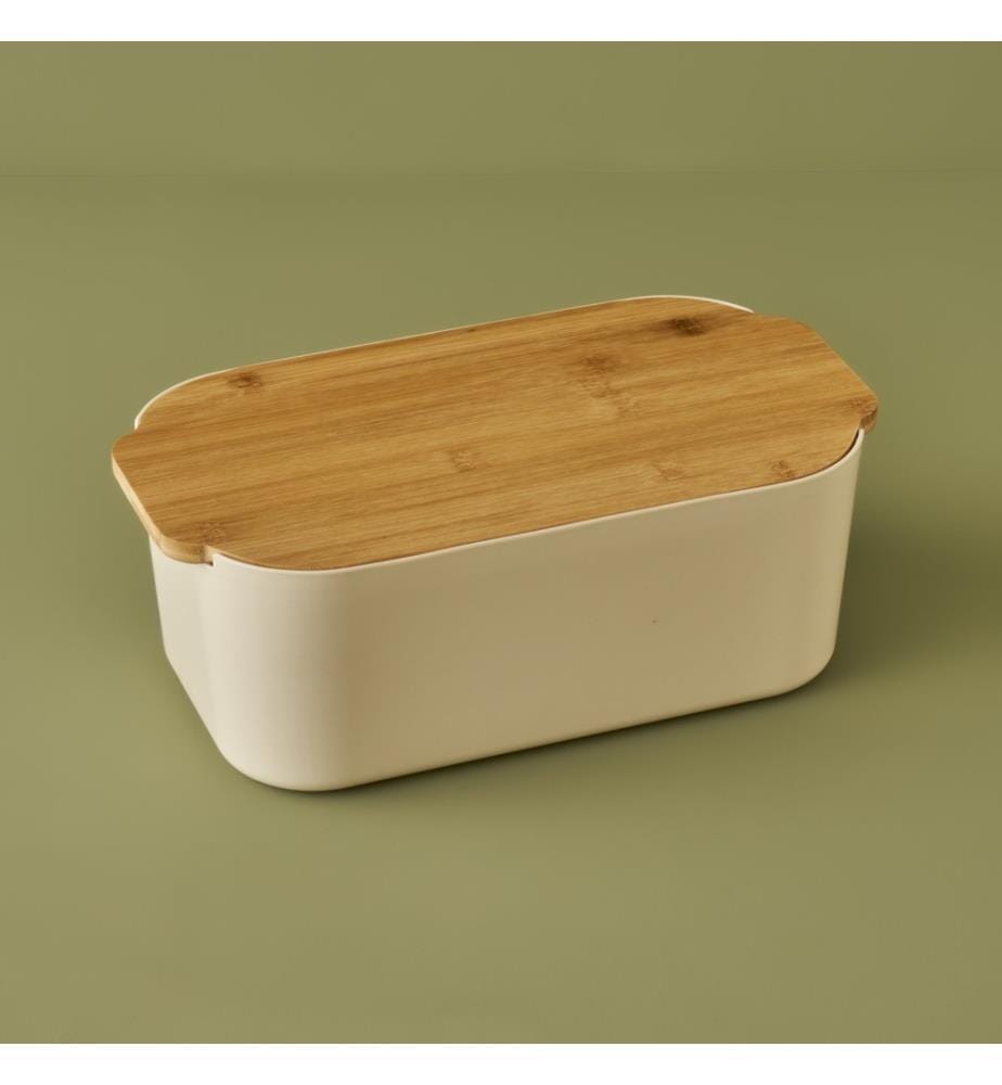 Boîte à pain 33 x 18,5 x 12 cm - Breed - Crème