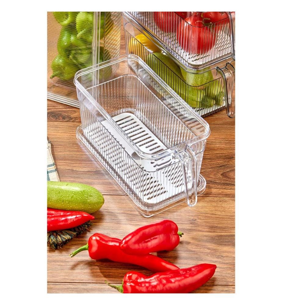 4er-Set Aufbewahrungsboxen – transparent