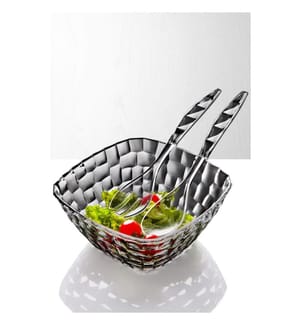 Lot de 2 couverts à salade - Fumé
