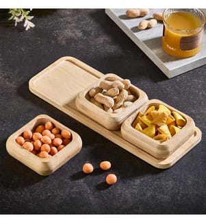 Lot de 4 bols à apéritif - Multicolore