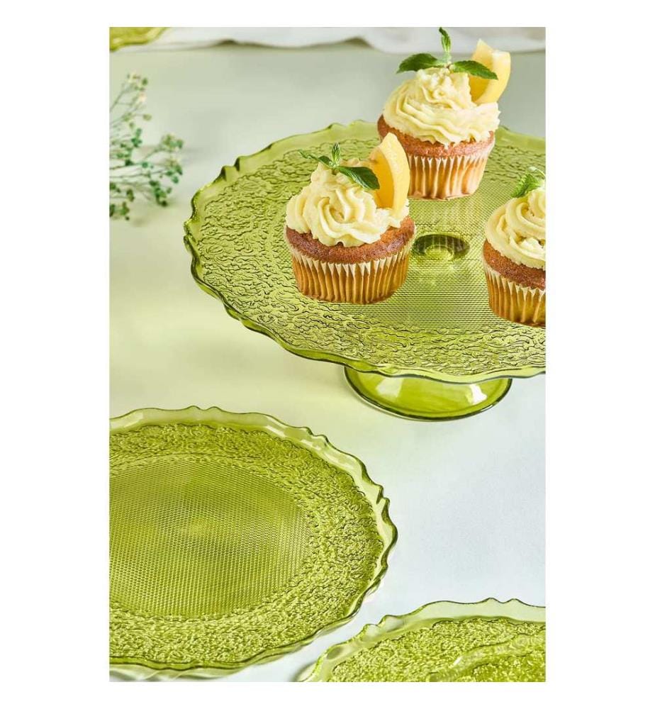 Lot de 7 assiettes à dessert - Jaune