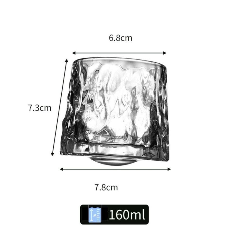 2er-Set Whiskygläser – transparent