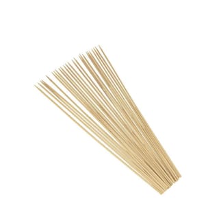 100 spiedini in legno di betulla - 25 cm