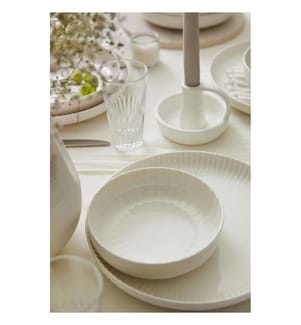 Servizio da tavola (18 pezzi) - Bianco