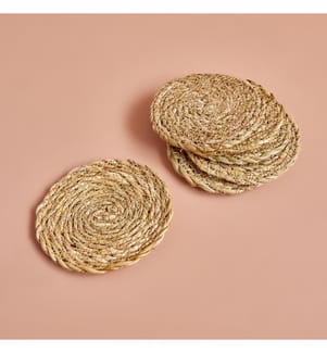Rafe 6 sottobicchieri 10 cm - Naturale